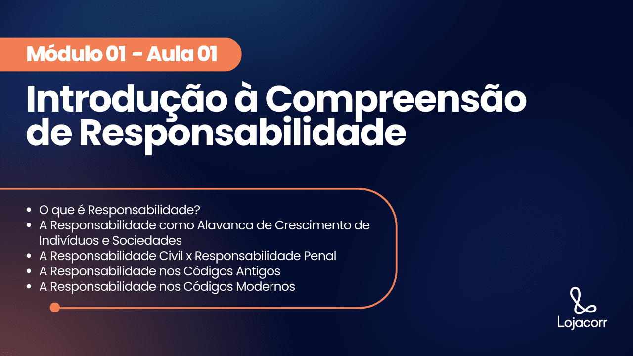 Aula 1 | Introdução à Compreensão de Responsabilidade