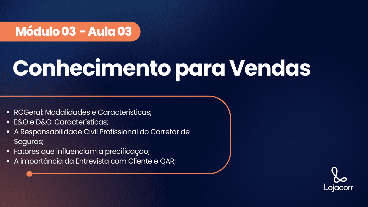 Aula 3 | Conhecimento para Vendas