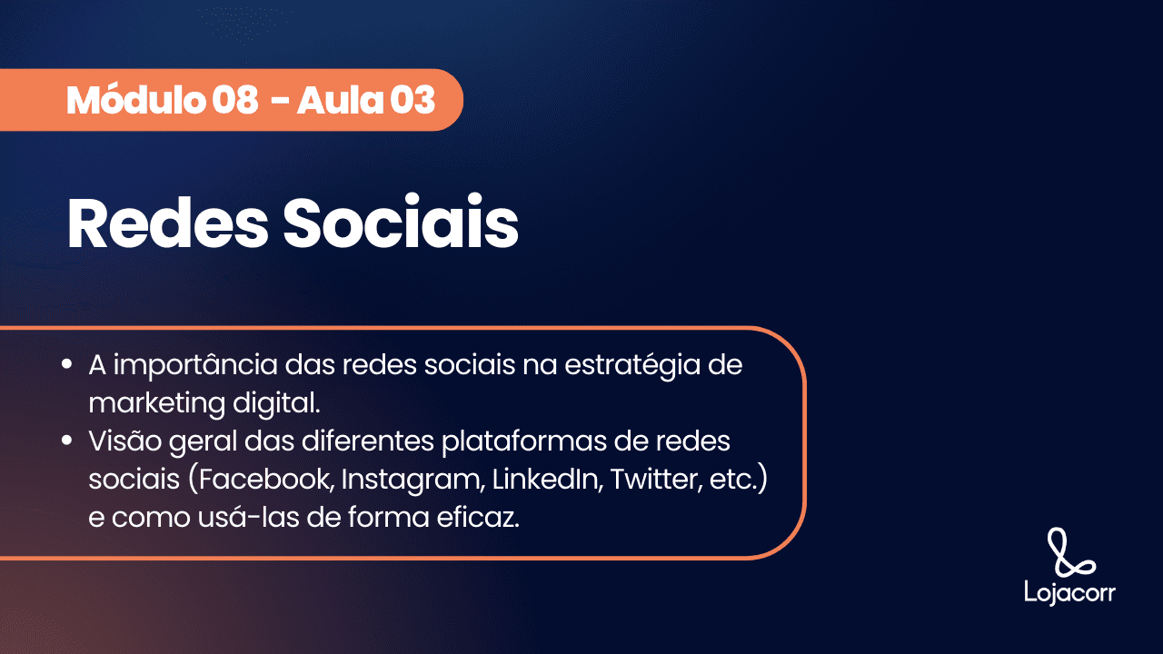Aula 3 | Redes Sociais